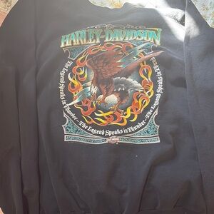 Harley-Davidson Black Graphic Sweatshirt